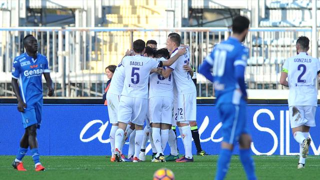 Bernardeschi-Ilicic: la Fiorentina strapazza l’Empoli 0-4