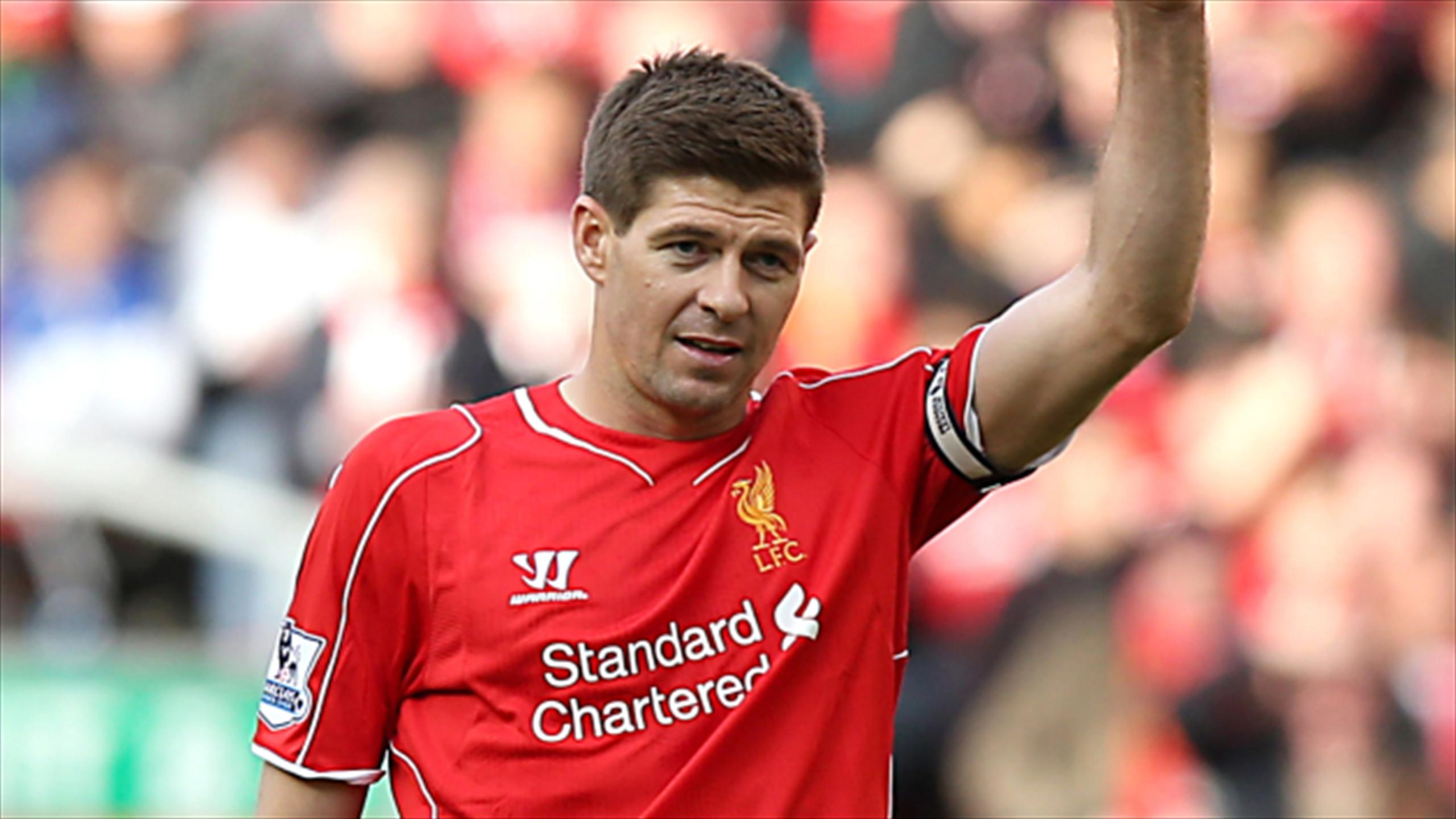 E of england and liverpool footballer steven gerrard hi-res stock