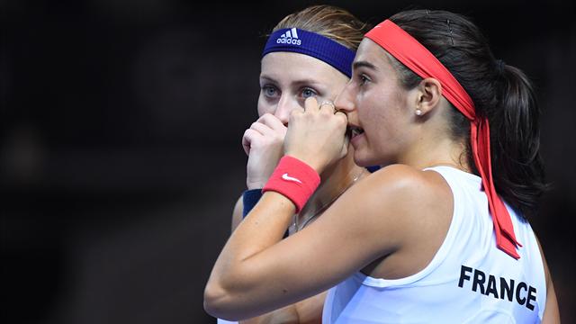 "Il se murmure que Garcia reviendrait en Fed Cup au détriment de Mladenovic..." "Il se murmure que Garcia reviendrait en Fed Cup au détriment de Mladenovic..."