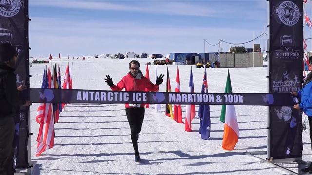 Irish teacher takes win in Antarctic Ice Marathon Irish teacher takes win in Antarctic Ice Marathon
