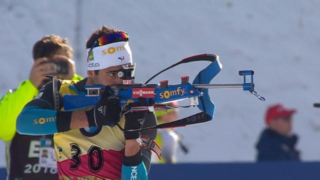 Biathlon-Highlights: Fourcade erneut nicht zu schlagen Biathlon-Highlights: Fourcade erneut nicht zu schlagen