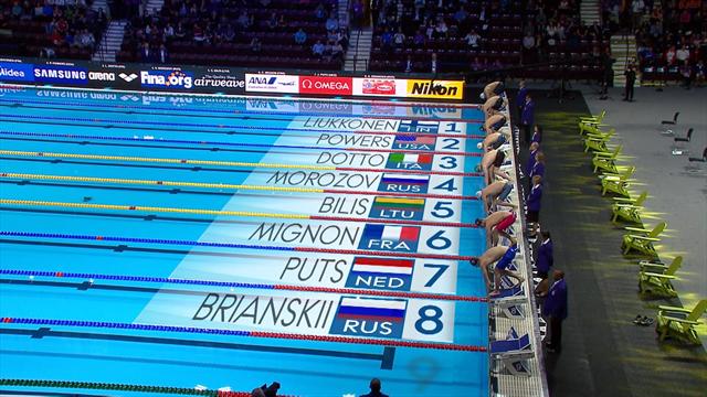 Mundiales de piscina corta: Jesse Puts, oro en 50 metros estilo libre Mundiales de piscina corta: Jesse Puts, oro en 50 metros estilo libre