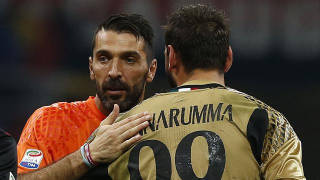 Buffon 'consola' Donnarumma dopo le polemiche: "Gli ho mandato un sms per ringraziarlo"