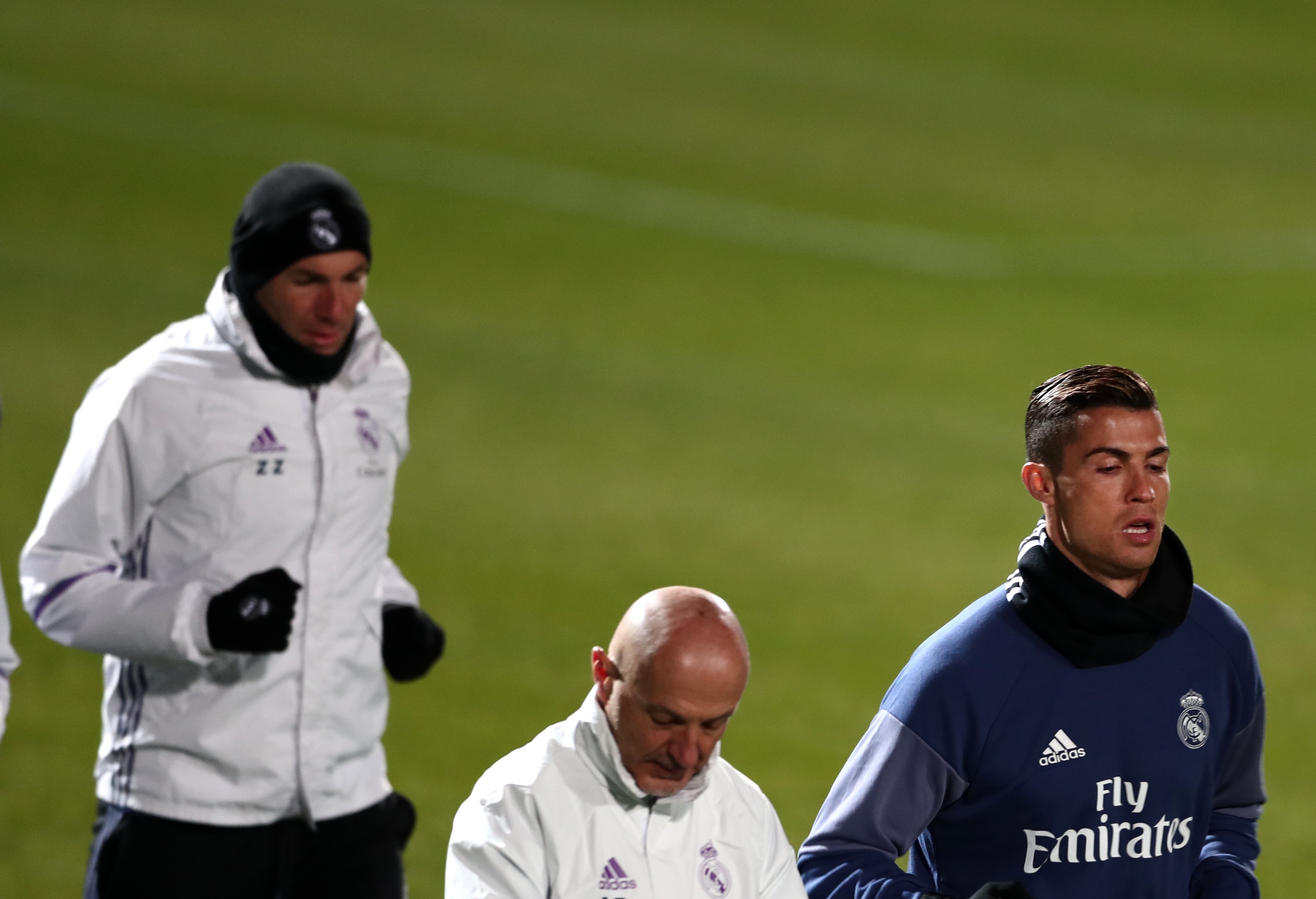 Zidane, Pintus y Cristiano Ronaldo, Real Madrid