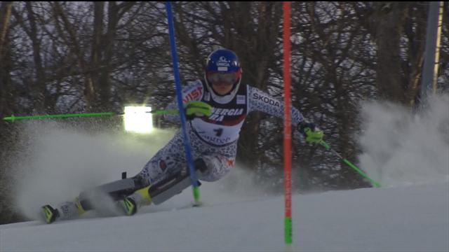 Bestzeit im 1. Slalom-Lauf von Zagreb für Velez-Zuzulova Bestzeit im 1. Slalom-Lauf von Zagreb für Velez-Zuzulova