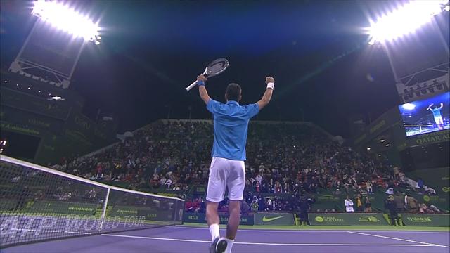 Highlights: Djokovic saves five match points before battling past Verdasco Highlights: Djokovic saves five match points before battling past Verdasco