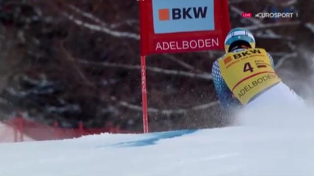 Adelboden, 1. Lauf: Wilde Fahrt! Neureuther fährt gegen Tor Adelboden, 1. Lauf: Wilde Fahrt! Neureuther fährt gegen Tor