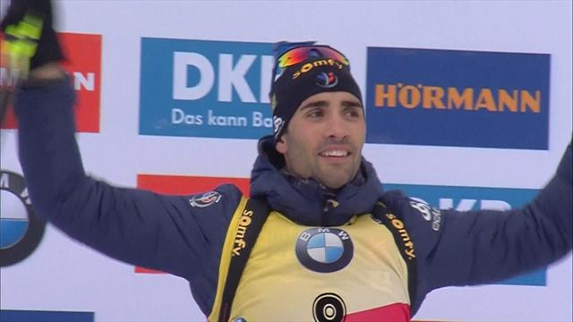 Martin Fourcade breezes to men's pursuit victory in Oberhof Martin Fourcade breezes to men's pursuit victory in Oberhof