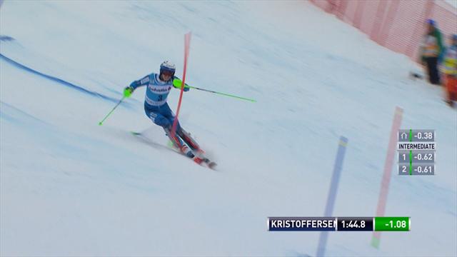 Henrik Kristoffersen claims third World Cup slalom victory of the season Henrik Kristoffersen claims third World Cup slalom victory of the season