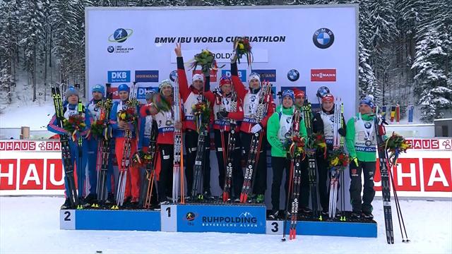 Three in a row for Norway in Ruhpolding Three in a row for Norway in Ruhpolding