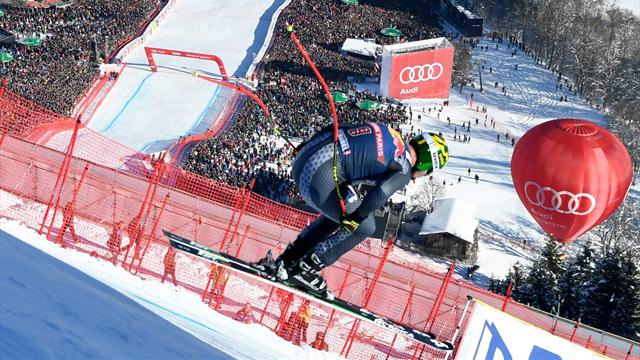 Une descente de folie pour Giraud Moine et Clarey, sur le podium derrière Paris