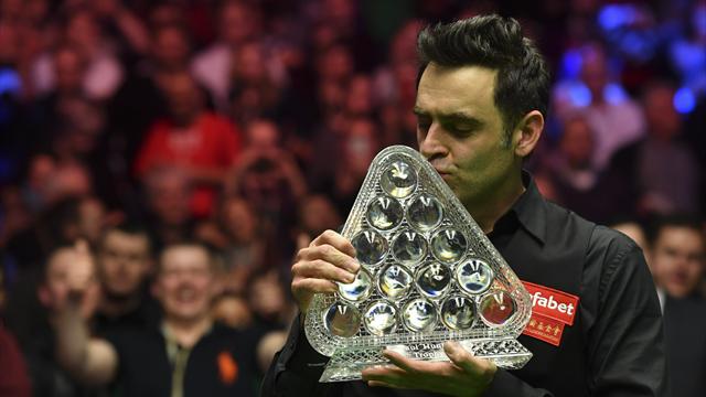 Ronnie O'Sullivan becomes snooker's greatest Master of all time
