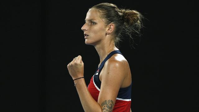 Fifth seed Pliskova picks off Gavrilova to make quarters