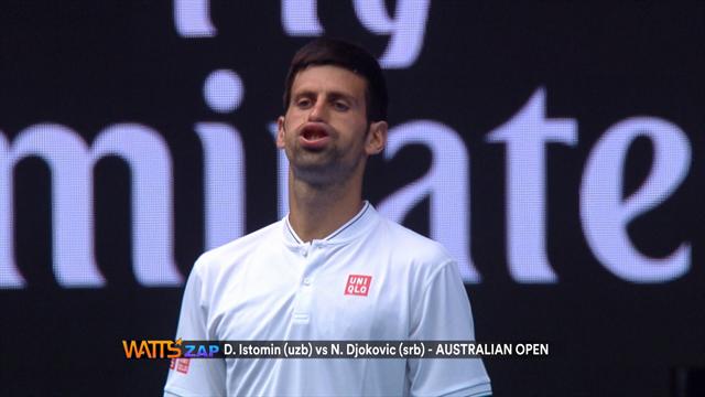 Australian Open 2017: Bautista casi se carga a un recogepelotas y el resoplido de Djokovic Australian Open 2017: Bautista casi se carga a un recogepelotas y el resoplido de Djokovic