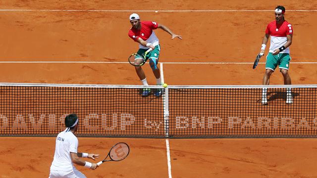 Fognini e Bolelli reggono un solo set: passa la Francia facile, è 2-1