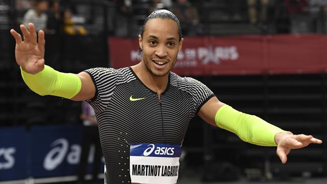 Martinot Lagarde gagne et accélère sur 60 m haies
