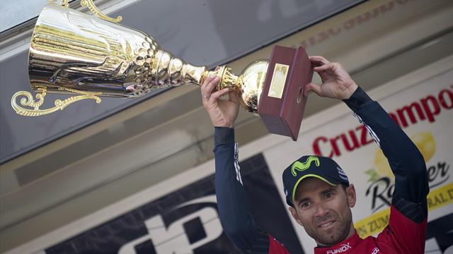 Valverde gagne au sprint et endosse le maillot rouge