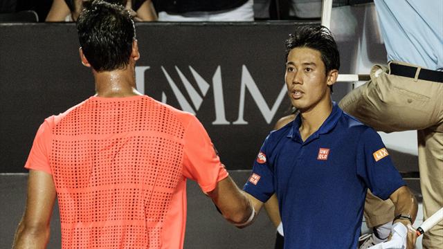 Nishikori victime de la fougue de Bellucci