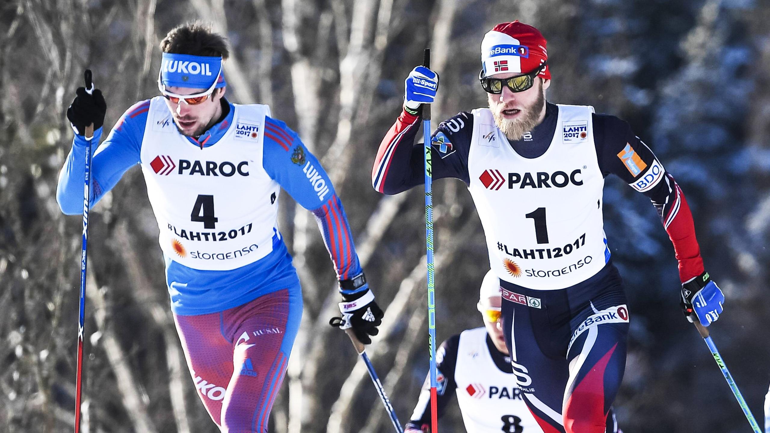 Nordische SkiWM 2017 in Lahti Sergey Ustjugow gewinnt Skiathlon