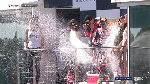 Rea remporte aussi la Course 2 à Phillip Island Rea remporte aussi la Course 2 à Phillip Island