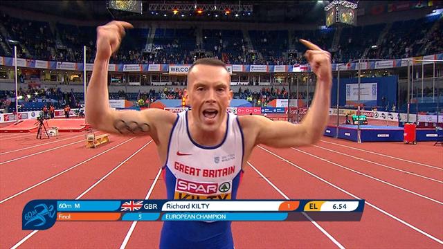 Kilty defends sprint title with stunning run Kilty defends sprint title with stunning run