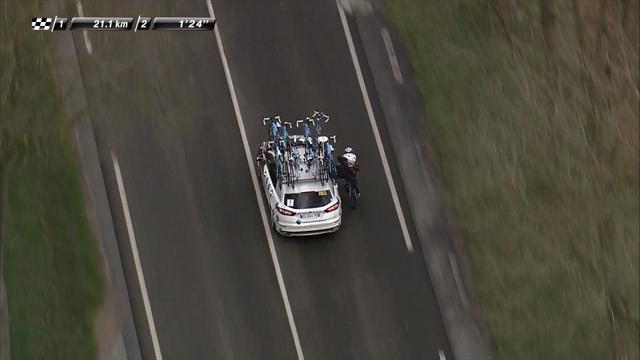 Rientra grazie all'ammiraglia: Romain Bardet squalificato dalla Parigi-Nizza Rientra grazie all'ammiraglia: Romain Bardet squalificato dalla Parigi-Nizza