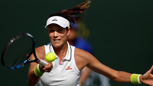 Indian Wells 2017: Garbiñe Muguruza, un vendaval en su debut ante Flipkens (2-6 y 3-6)