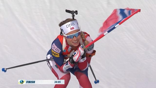 Koukalova comes second to Eckhoff, but wins World Cup mass start title Koukalova comes second to Eckhoff, but wins World Cup mass start title