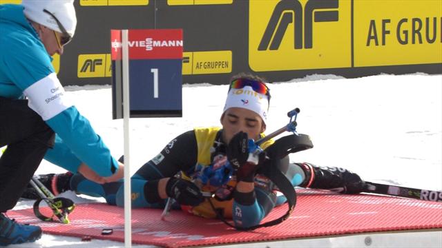 Fait rarissime : Martin Fourcade n'avait pas chargé sa carabine... Fait rarissime : Martin Fourcade n'avait pas chargé sa carabine...