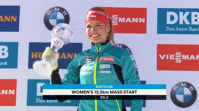 Koukalova claims mass start Crystal Globe Koukalova claims mass start Crystal Globe