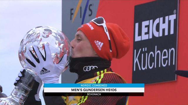 Frenzel wraps up fifth straight Nordic Combined title Frenzel wraps up fifth straight Nordic Combined title