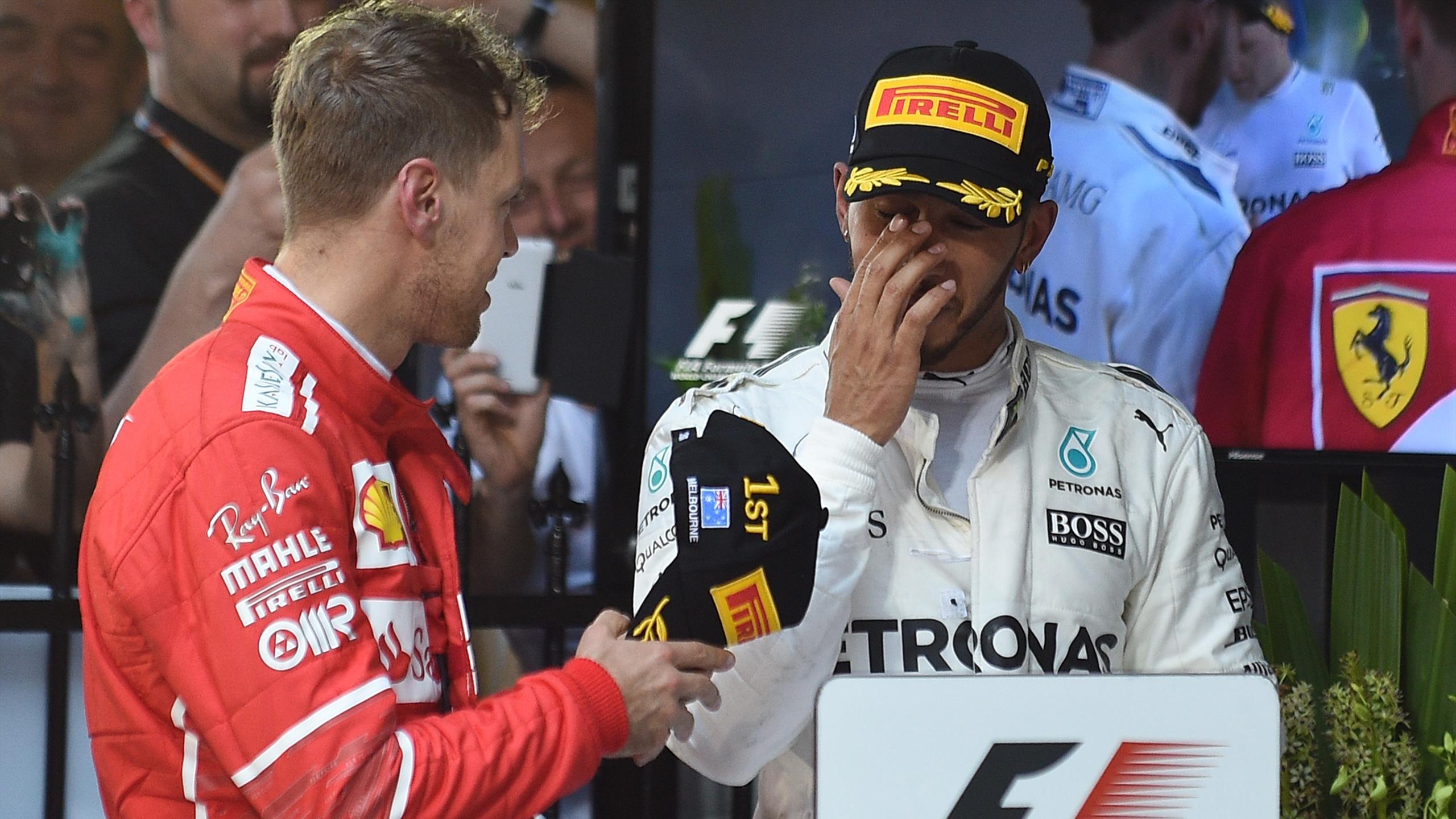 Driver reaction Hamilton, Vettel, Ricciardo, Alonso Eurosport