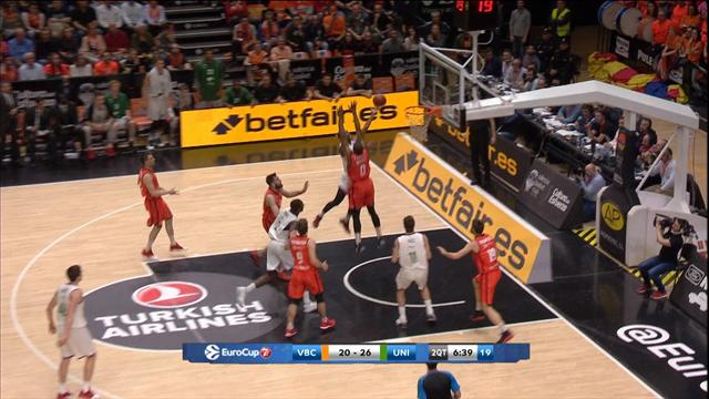 EuroCup'ta şampiyonluğa ilk adım Valencia'dan