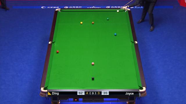 Savage fluke helps Ding Junhui beat Mark Joyce Savage fluke helps Ding Junhui beat Mark Joyce