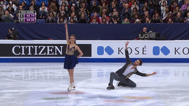 Le programme tout en blues et en swing de Papadakis et Cizeron n'a pas convaincu les juges Le programme tout en blues et en swing de Papadakis et Cizeron n'a pas convaincu les juges
