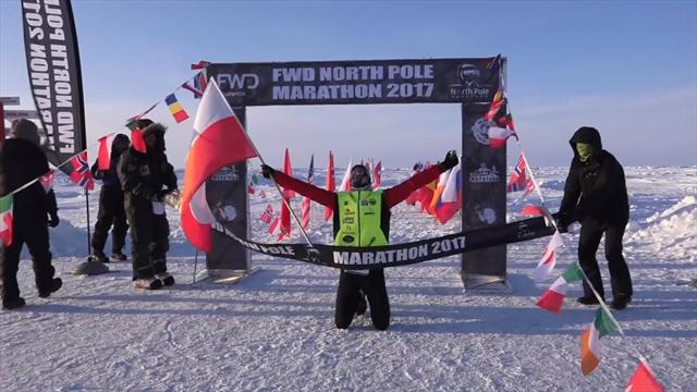 La Française Frédérique Laurent reine des neiges sur le marathon du Pôle Nord La Française Frédérique Laurent reine des neiges sur le marathon du Pôle Nord