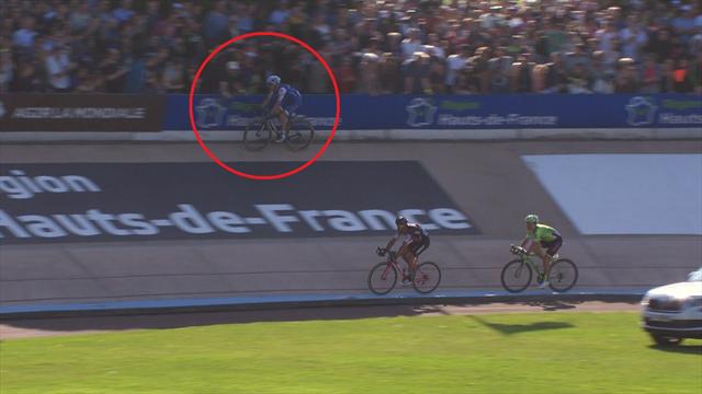 Did a fan try to grab Stybar in Paris-Roubaix? Did a fan try to grab Stybar in Paris-Roubaix?