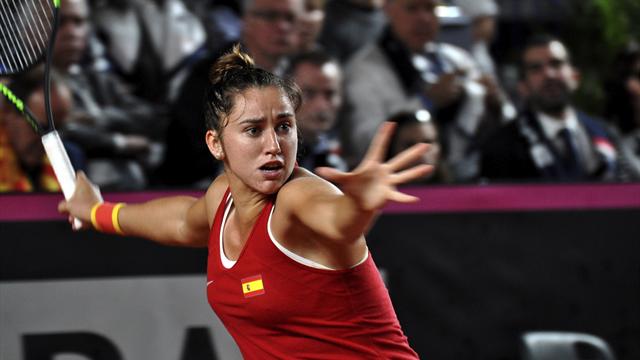 Francia supera a España 4-0, y la selección de Conchita Martínez desciende al Grupo Mundial II
