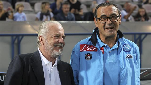Sarri-De Laurentiis c'è ottimismo dopo l'incontro: si va verso rinnovo con ingaggio da 4 milioni