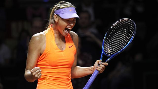 Retour gagnant pour Sharapova