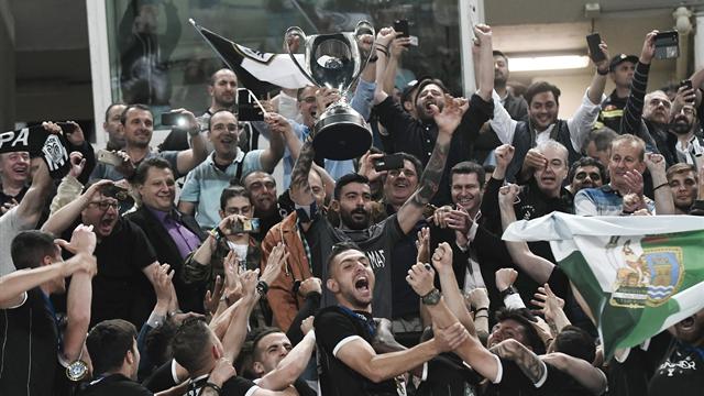 PAOK Salonica beat AEK Athens to win Greek Cup final marred by crowd violence
