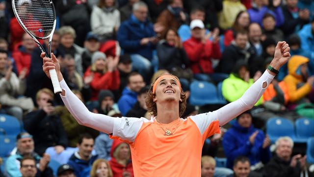 A tout juste 20 ans, Zverev s'adjuge son troisième titre