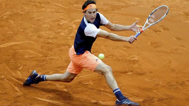 Thiem salva cinco puntos de partido y vence a Dimitrov
