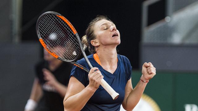 Madrid'de Simona Halep hegemonyası sürüyor