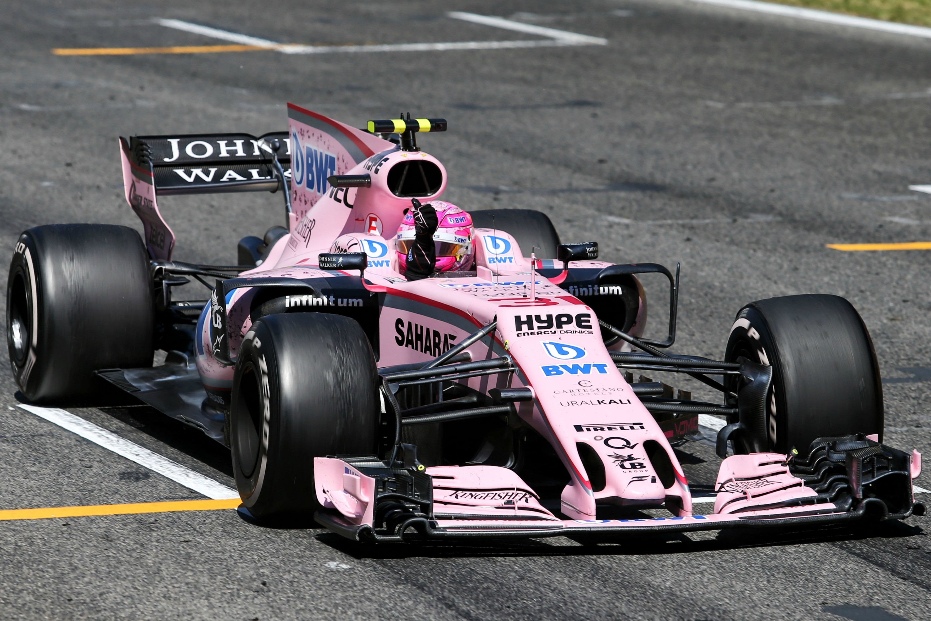 Esteban Ocon (Force India) au Grand Prix d'Espagne 2017