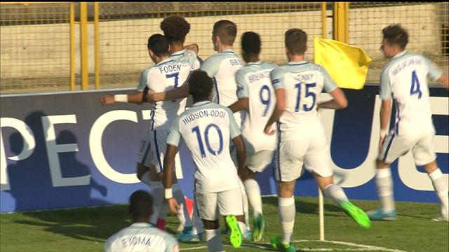 VIDEO: Jadon Sancho finish secures England's place in U17 final VIDEO: Jadon Sancho finish secures England's place in U17 final