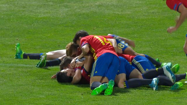 Highlights: Spain sink Germany on penalties to reach final Highlights: Spain sink Germany on penalties to reach final