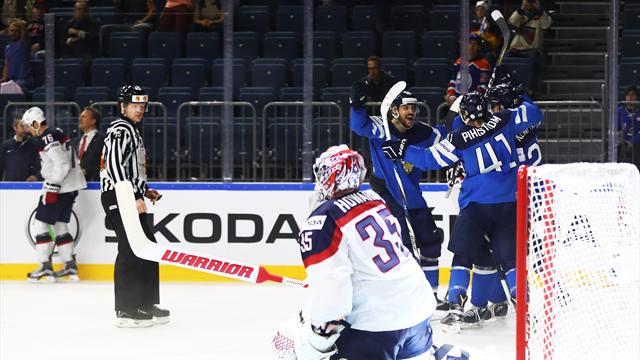 La Finlande se paie les Etats-Unis, un choc Canada - Russie en demies
