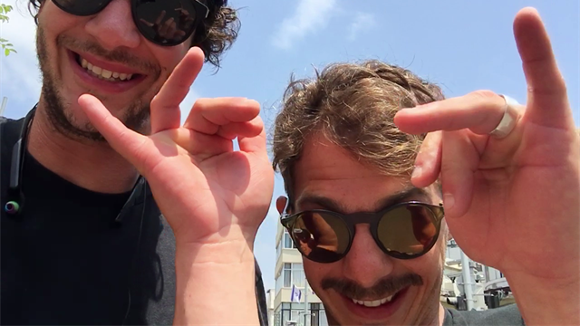 Matthias Dandois & Hugo Guias à Tel Aviv Matthias Dandois & Hugo Guias à Tel Aviv