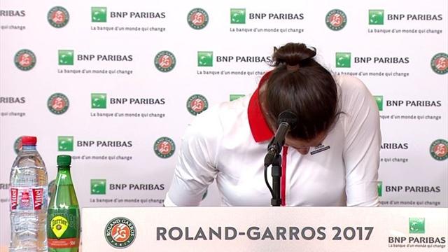 Muguruza : "Le public a été très dur avec moi"